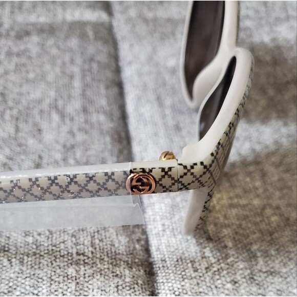 Authentic Gucci 3633 Sunglasses Fancy Gray with Print Made in Italy - Picture 5 of 11
